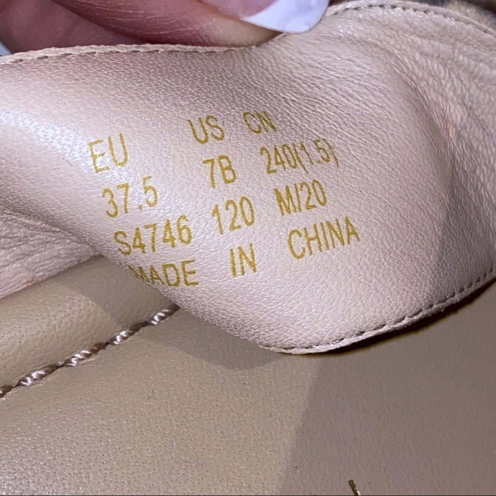 Stuart Weitzman Leopard Print Slide 7 Suede Sanda… - image 9